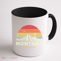 Montana Shirt. Retro Style MT, USA Coffee Mug thumb 1