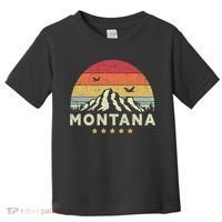 Montana Shirt. Retro Style MT, USA Toddler T-Shirt thumb 0