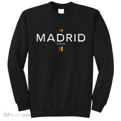 Madrid Spain Retro Vintage Sweatshirt
