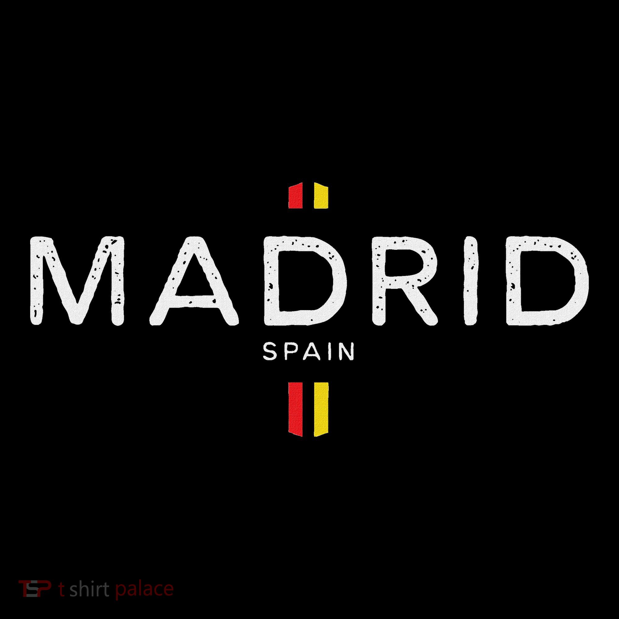 Madrid Spain Retro Vintage T-Shirt
