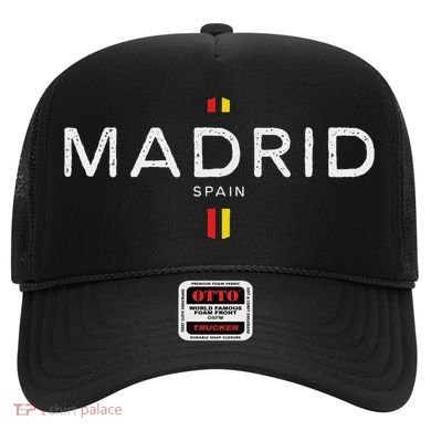 Madrid Spain Retro Vintage Hat