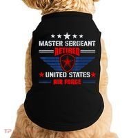 Master Sergeant Retired Air Force Military Retirement Doggie Tank thumb 0