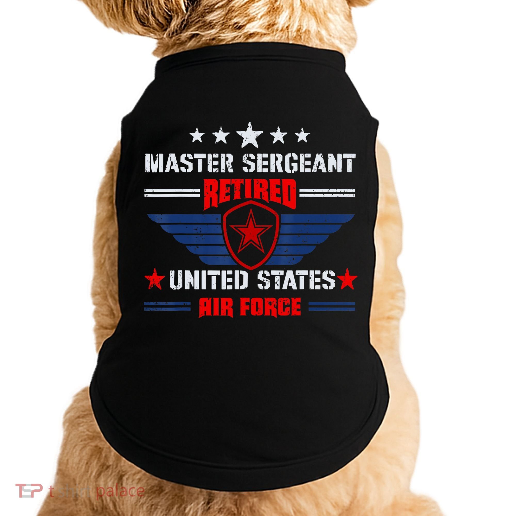 Master Sergeant Retired Air Force Military Retirement Doggie Tank