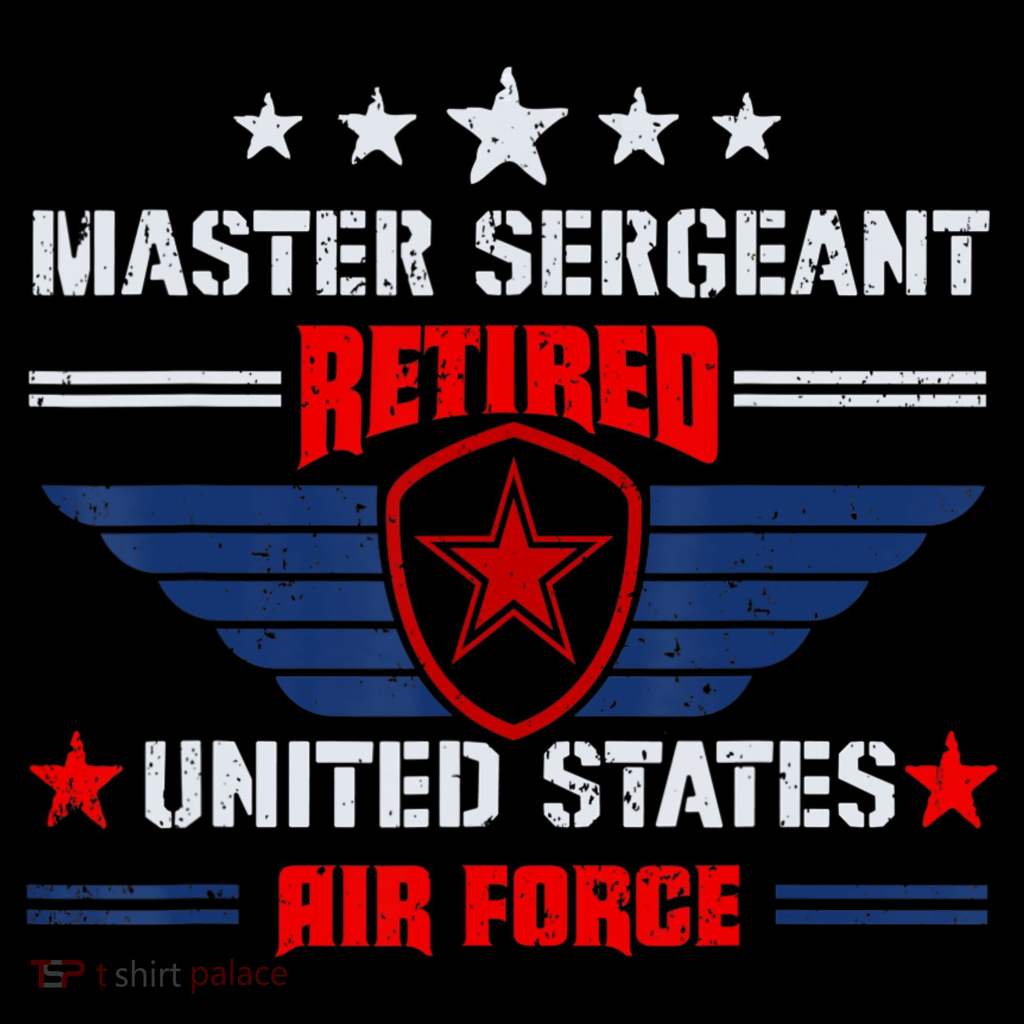 Master Sergeant Retired Air Force Military Retirement Coaster