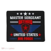Master Sergeant Retired Air Force Military Retirement Mousepad thumb 0