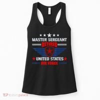 Master Sergeant Retired Air Force Military Retirement Women's Tank Top thumb 0