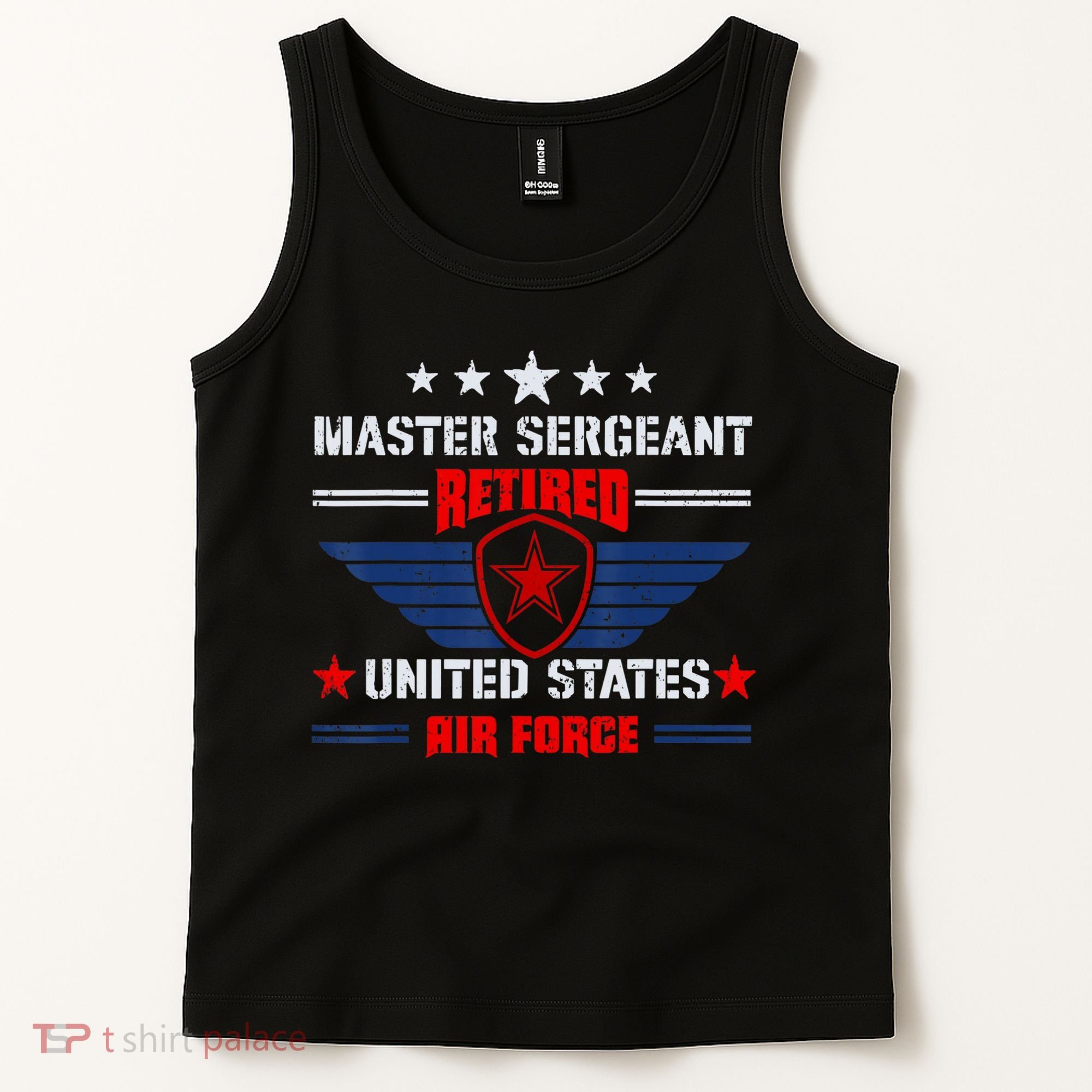 Master Sergeant Retired Air Force Military Retirement Tank Top