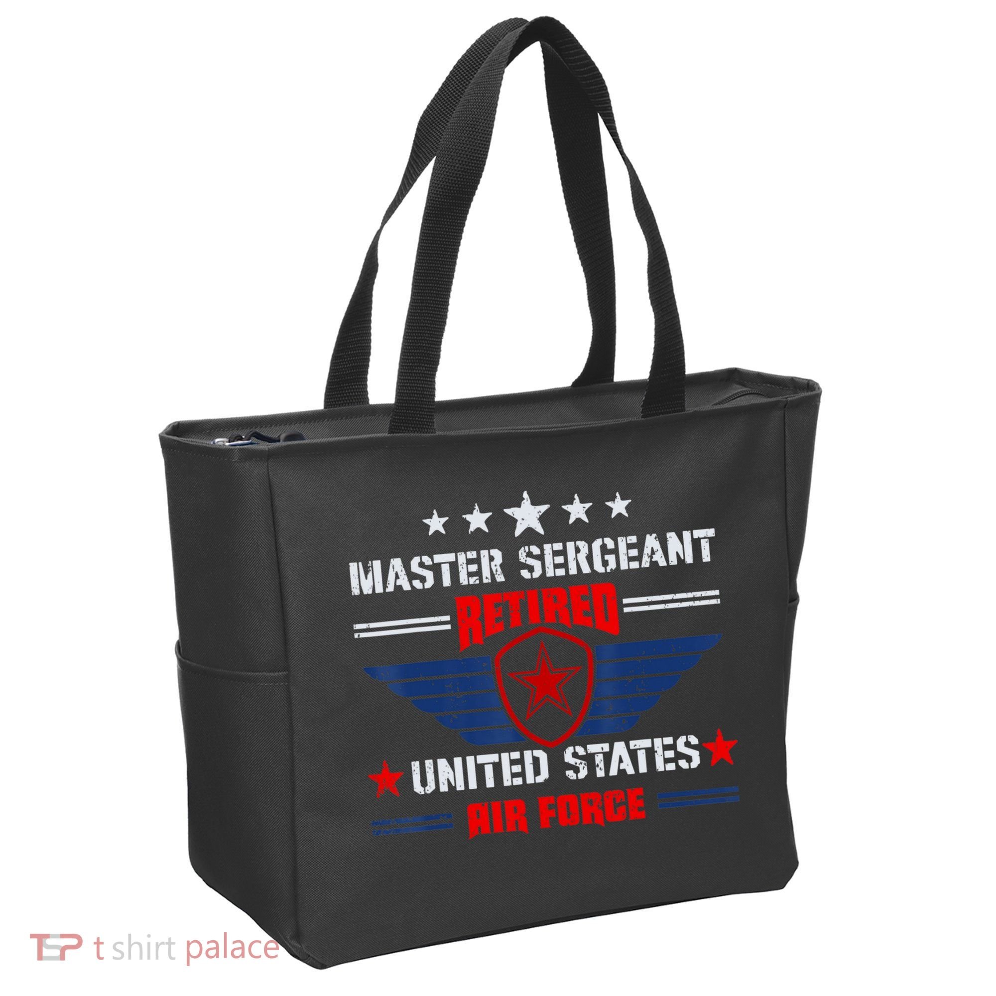 Master Sergeant Retired Air Force Military Retirement Tote Bag