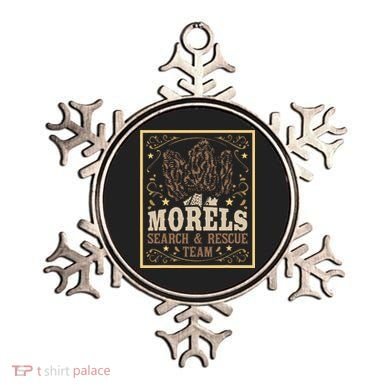 Morel Search Rescue Team Mushroom Hunting Mushroom Hunter Ornament