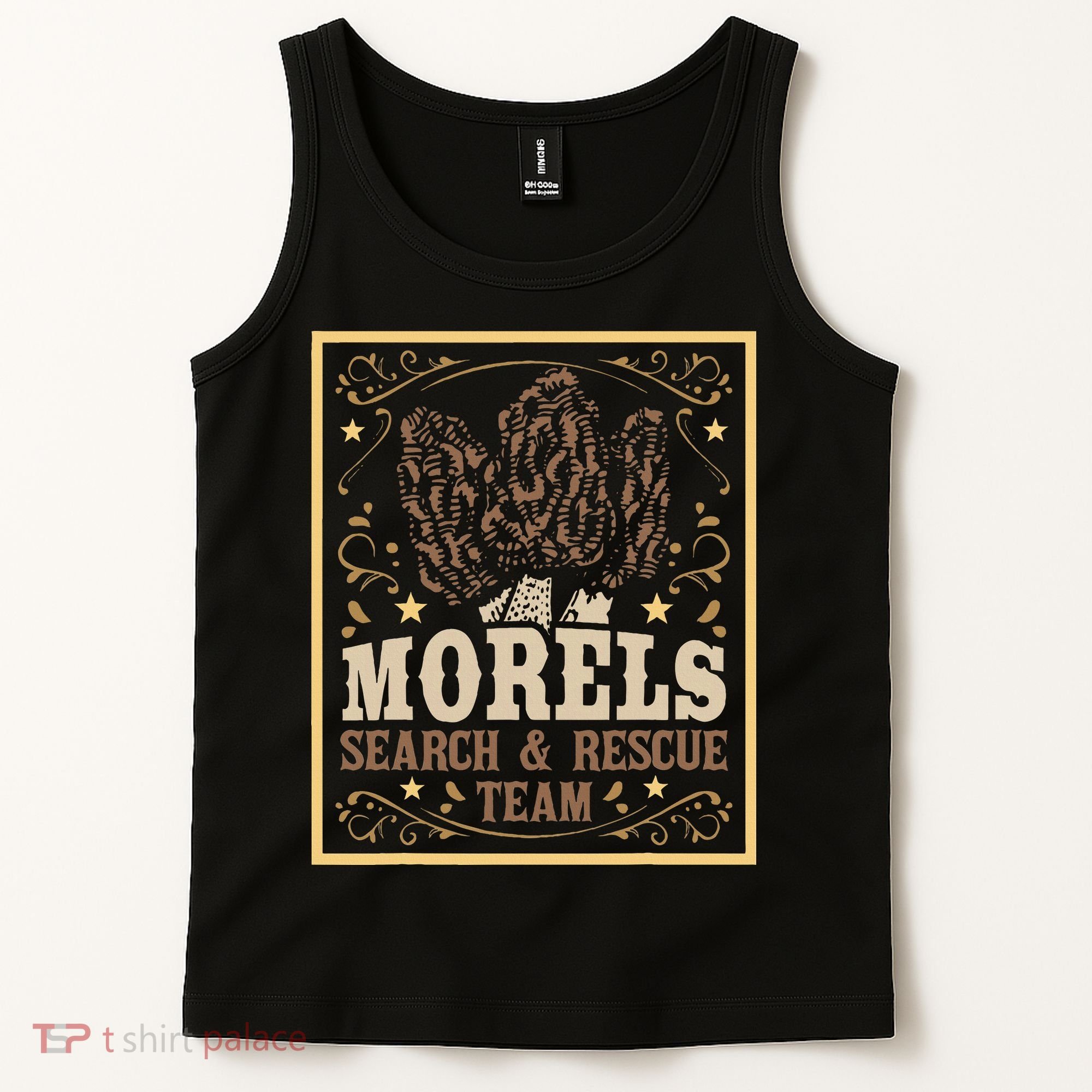 Morel Search Rescue Team Mushroom Hunting Mushroom Hunter Tank Top
