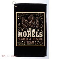 Morel Search Rescue Team Mushroom Hunting Mushroom Hunter Golf Towel thumb 0