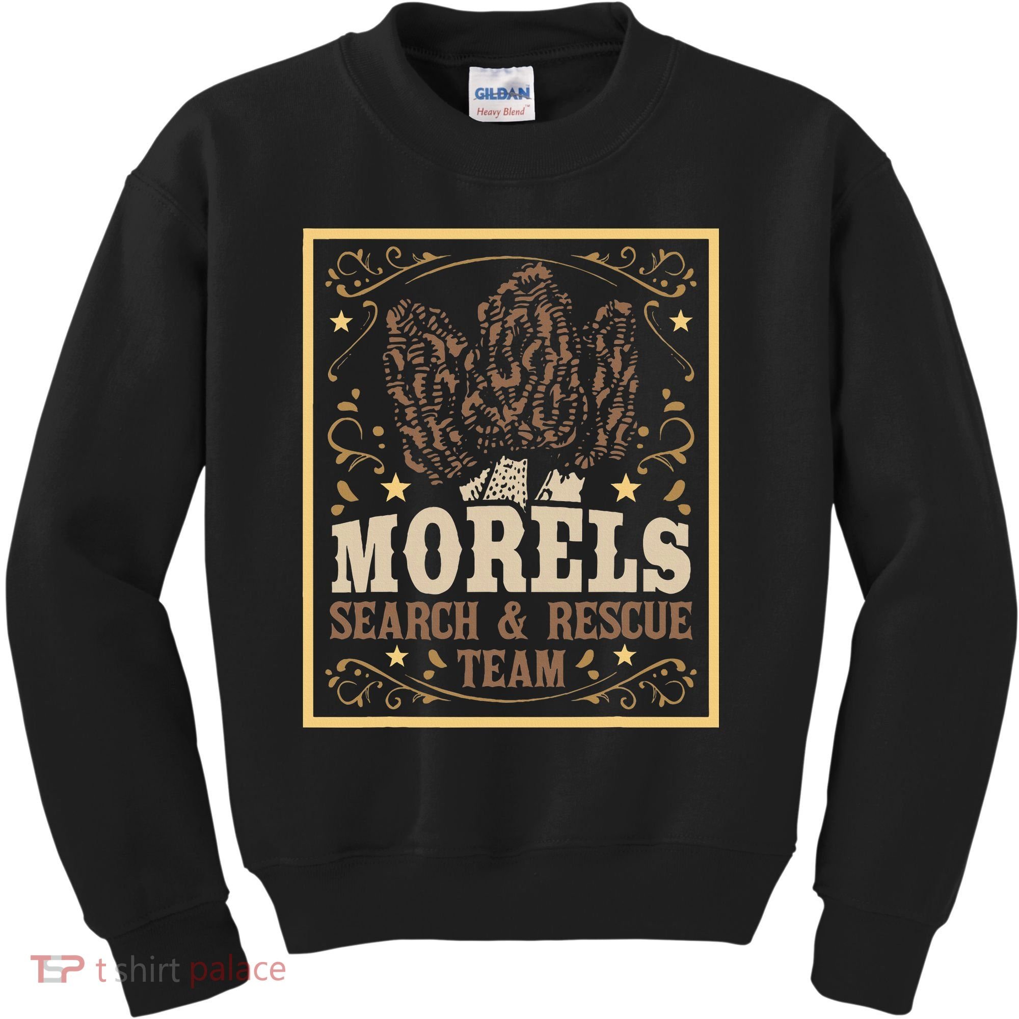 Morel Search Rescue Team Mushroom Hunting Mushroom Hunter Kids Sweatshirt