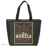 Morel Search Rescue Team Mushroom Hunting Mushroom Hunter Tote Bag thumb 0