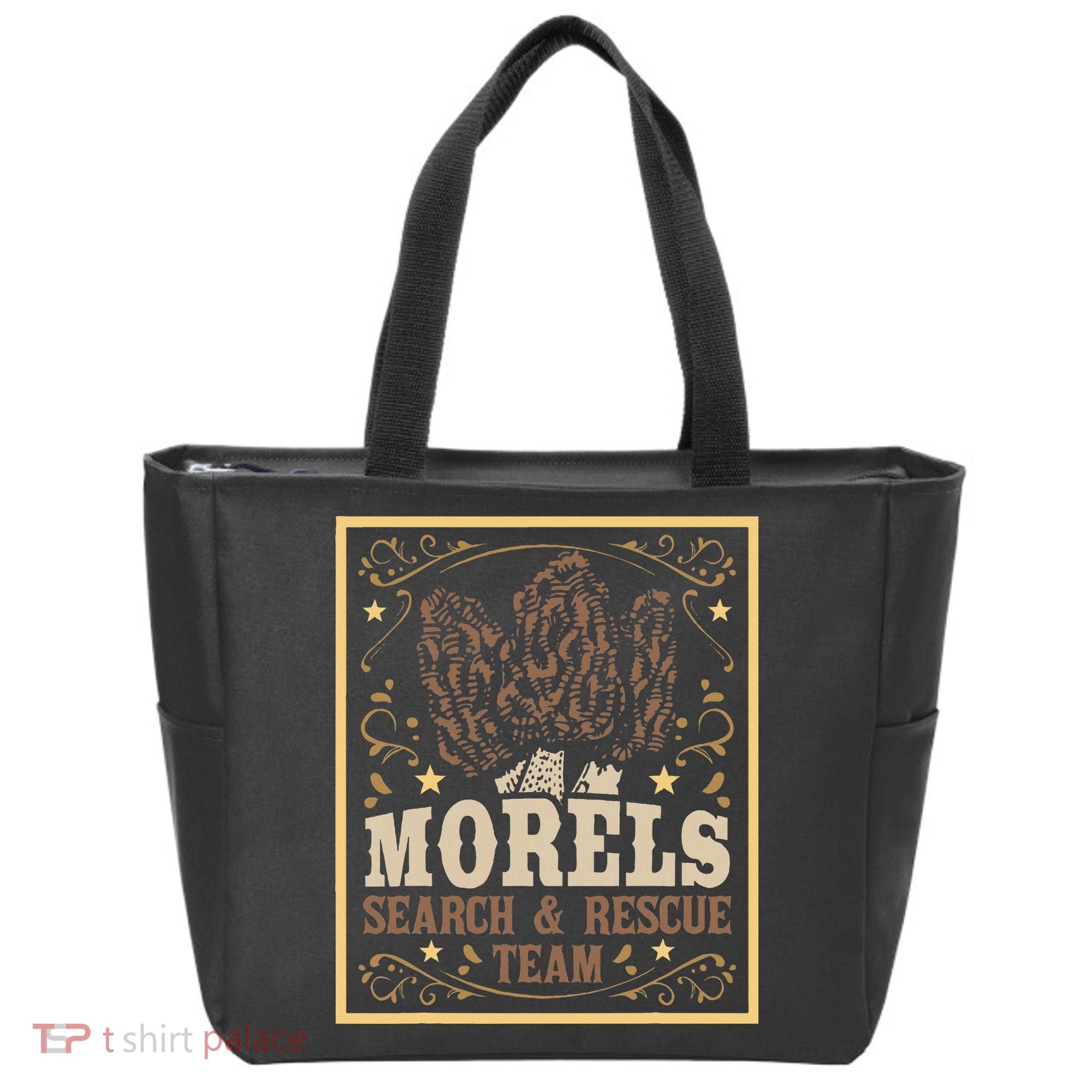 Morel Search Rescue Team Mushroom Hunting Mushroom Hunter Tote Bag