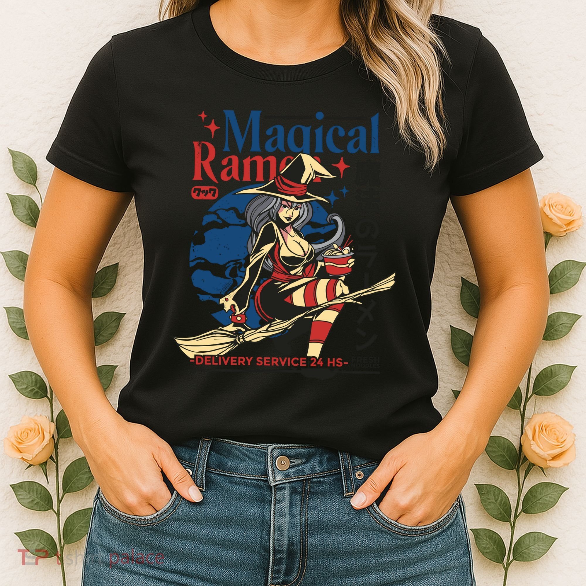 Magical Sexy Roman Noodle Witch Women's T-Shirt