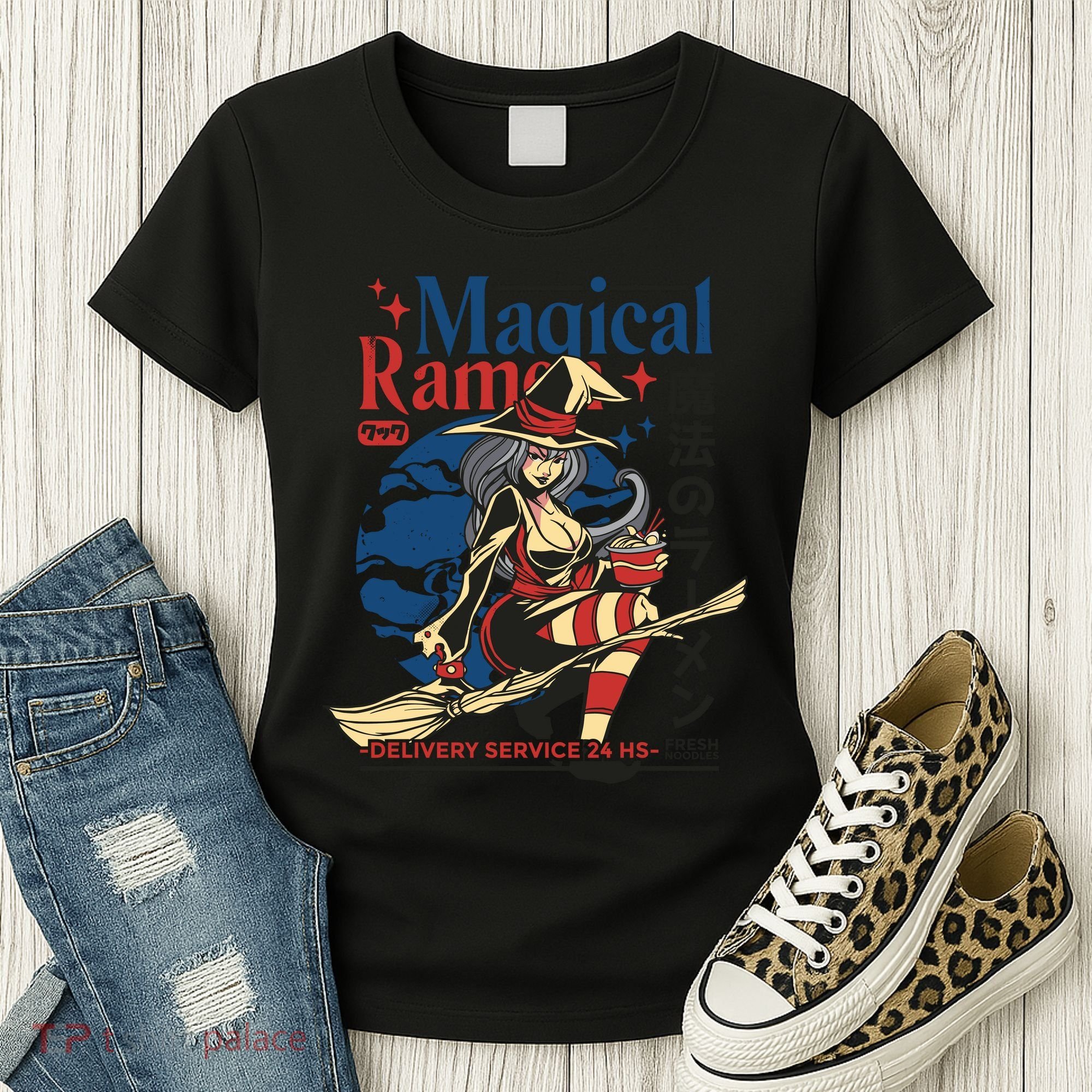 Magical Sexy Roman Noodle Witch Women's T-Shirt