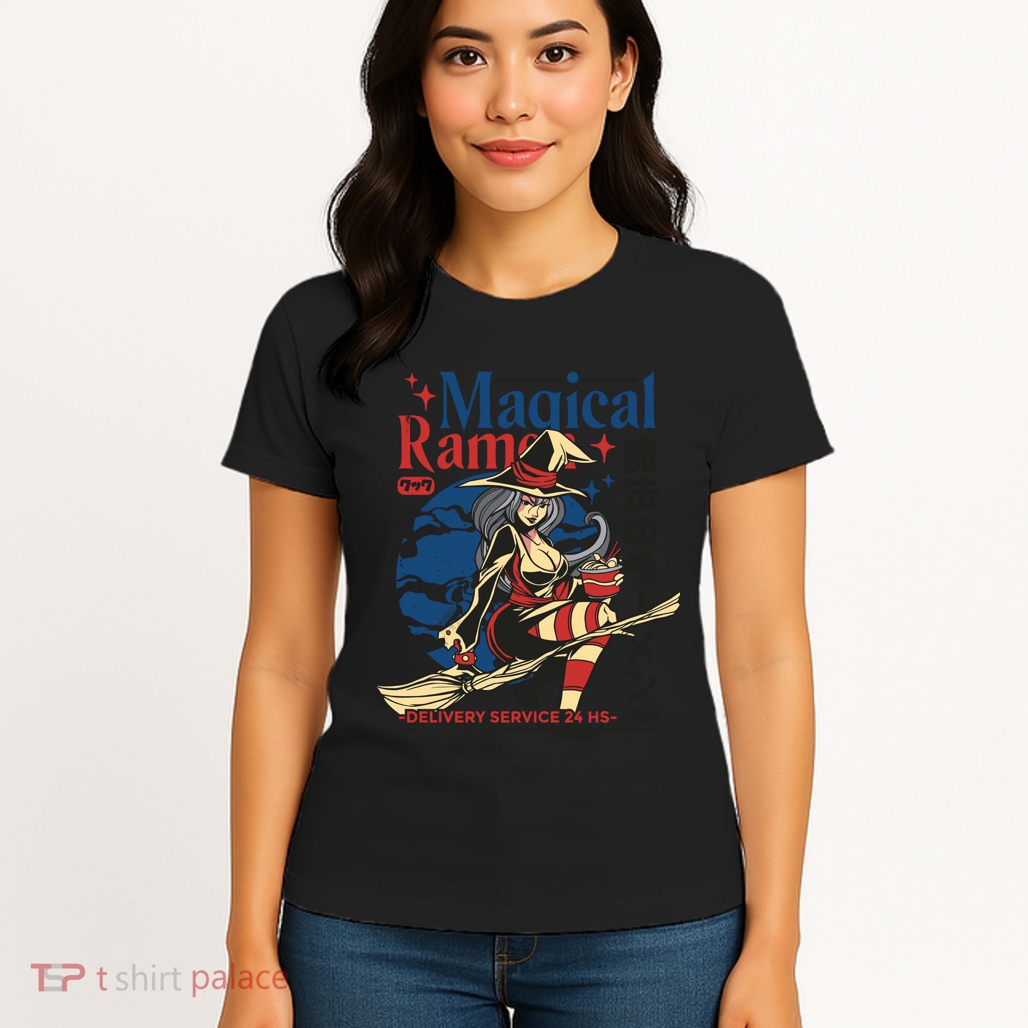 Magical Sexy Roman Noodle Witch Women's T-Shirt