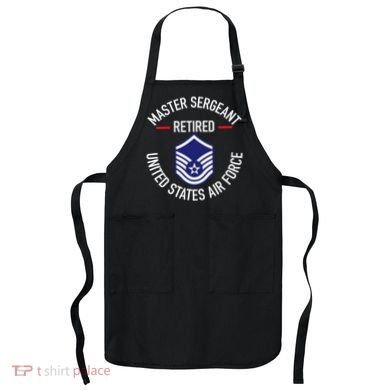 Master Sergeant Retired Military Retirement Apron