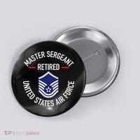 Master Sergeant Retired Military Retirement Button thumb 0