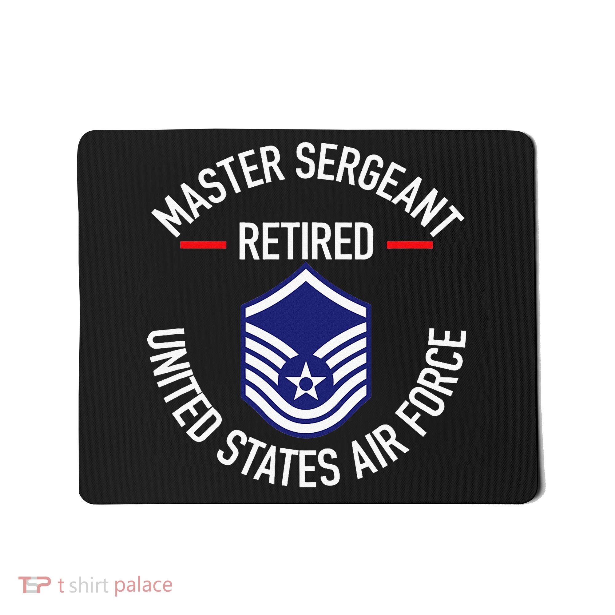 Master Sergeant Retired Military Retirement Mousepad