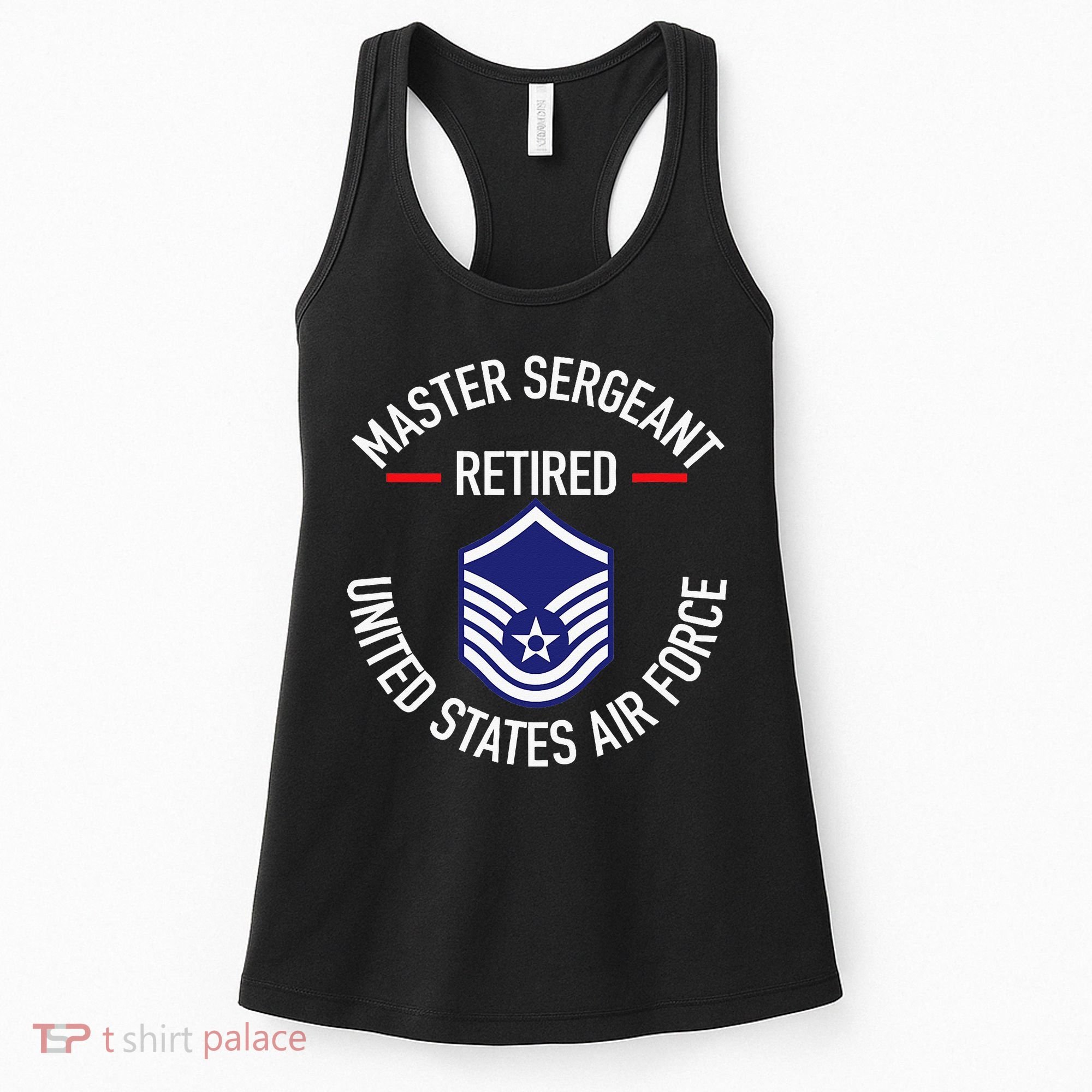 Master Sergeant Retired Military Retirement Women's Tank Top