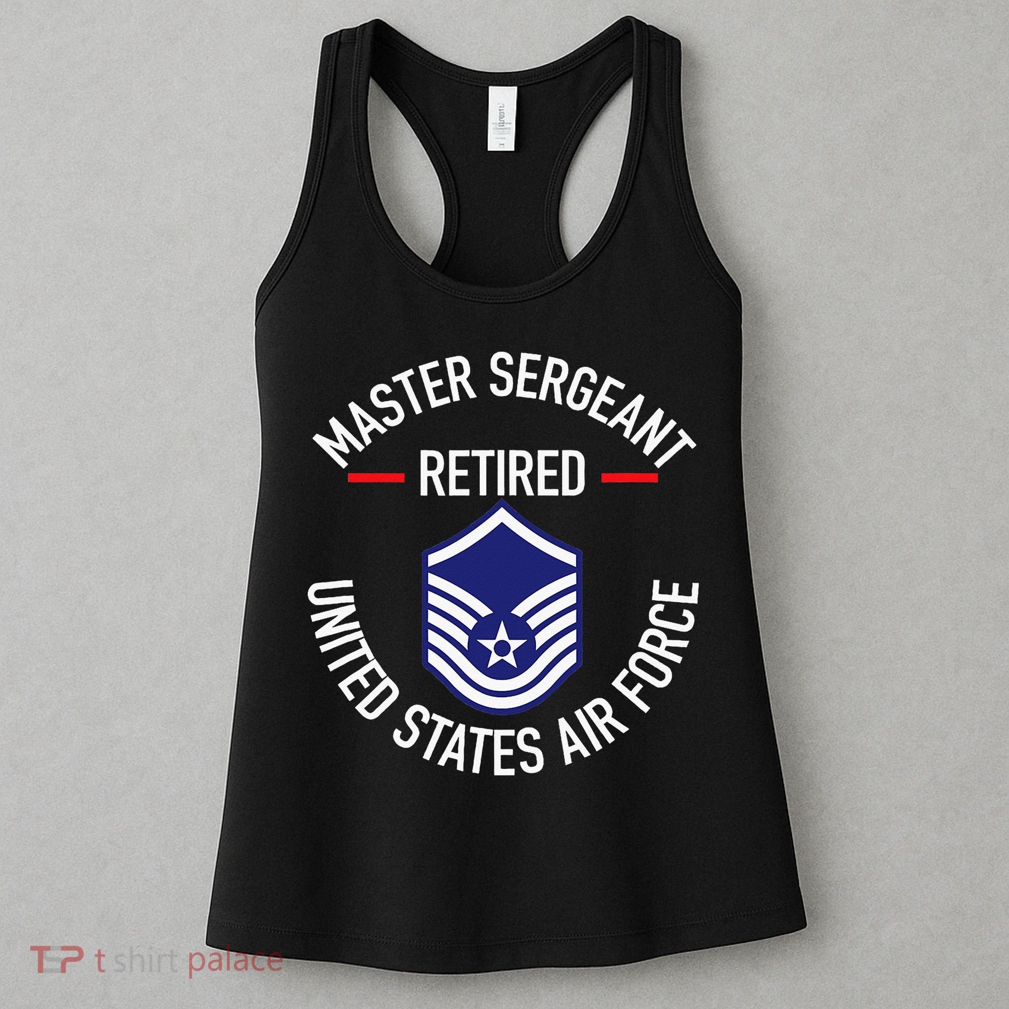 Master Sergeant Retired Military Retirement Women's Tank Top