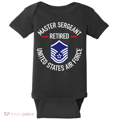 Master Sergeant Retired Military Retirement Baby Bodysuit