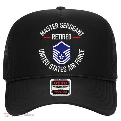 Master Sergeant Retired Military Retirement Hat