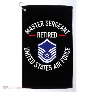 Master Sergeant Retired Military Retirement Golf Towel