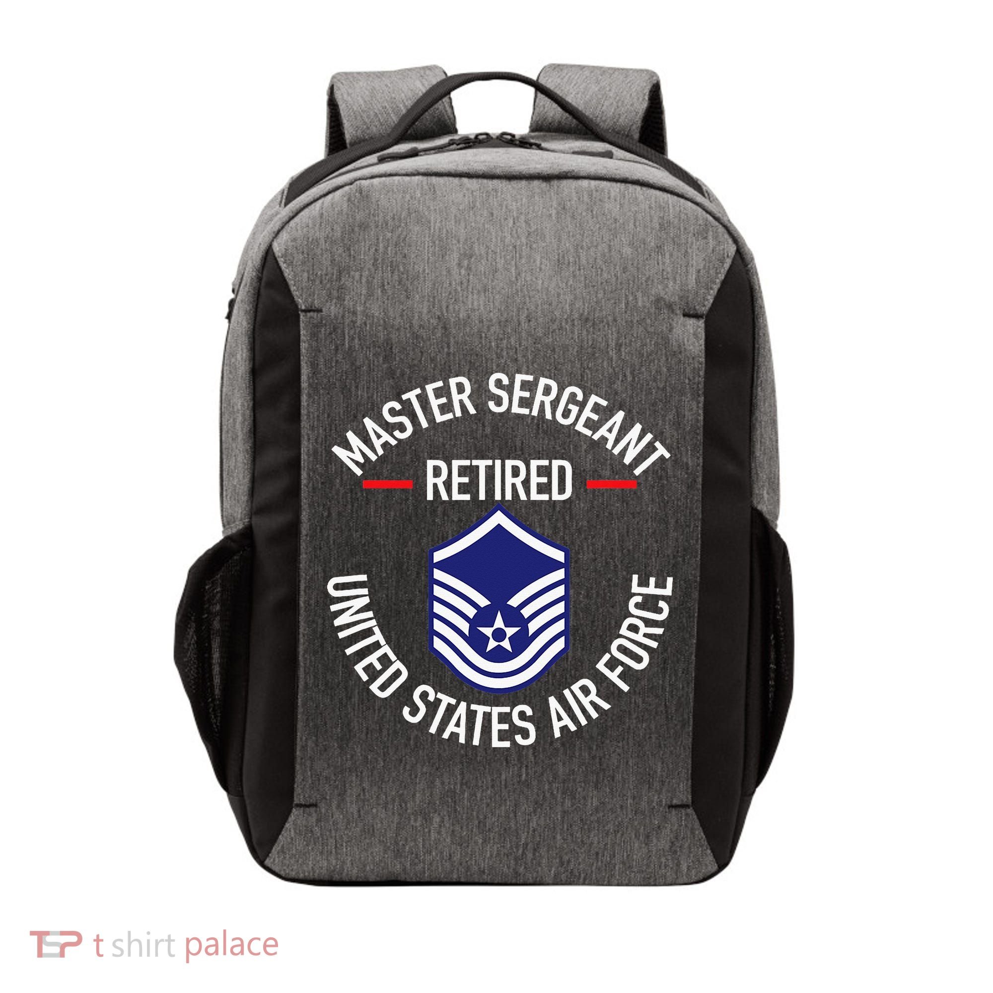 Master Sergeant Retired Military Retirement Vector Backpack