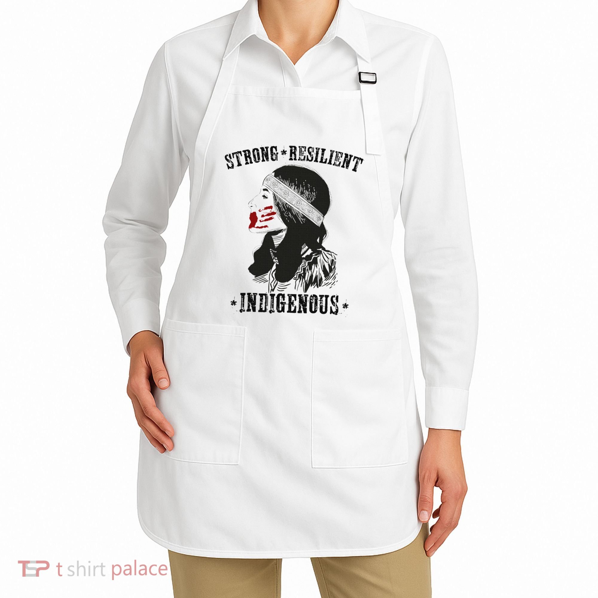 Mmiw Strong Resilient Indigenous Women Mmiw Awareness Women Apron