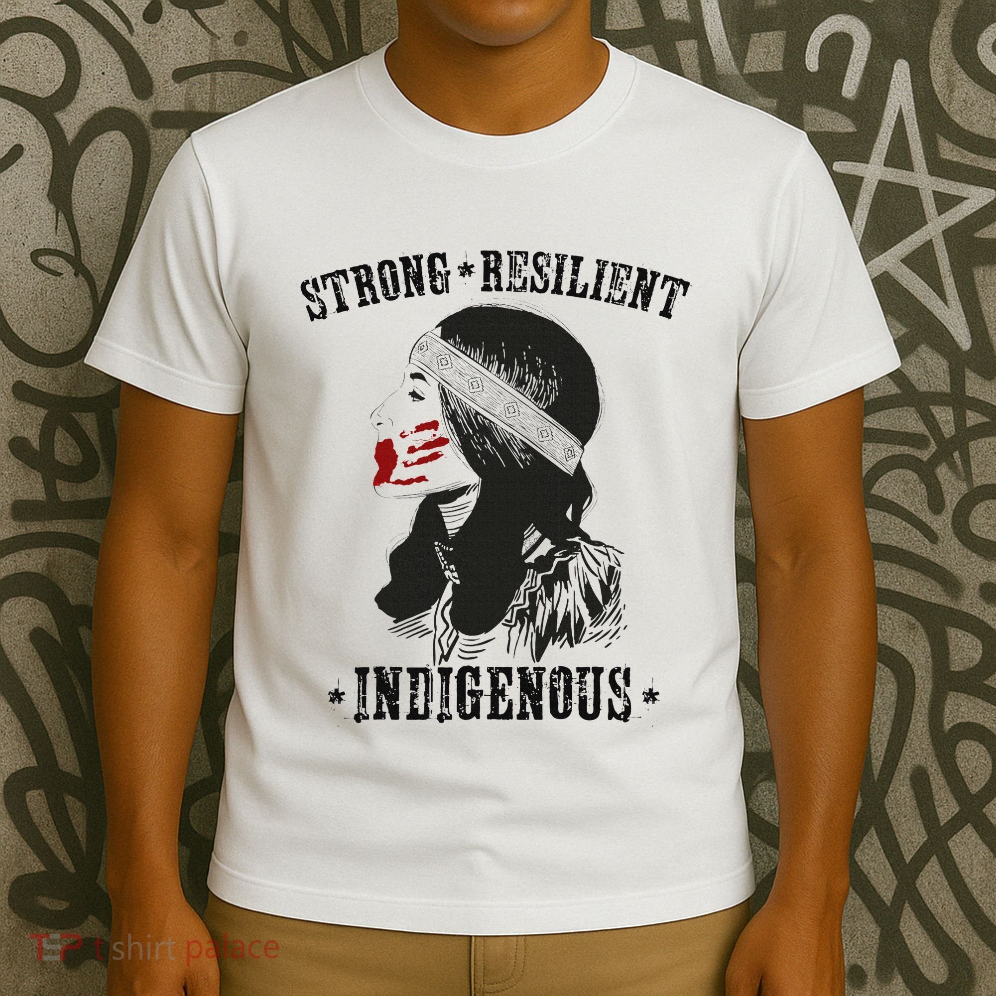 Mmiw Strong Resilient Indigenous Women Mmiw Awareness Women T-Shirt