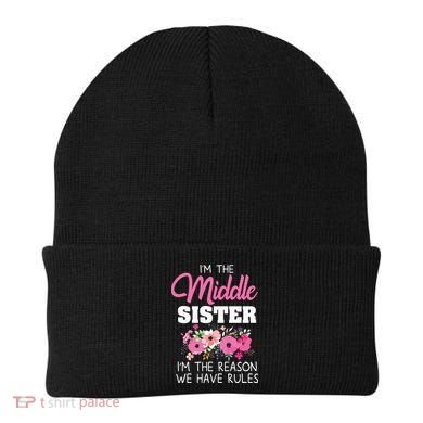 Middle Sister Shirts Im The Reason We Have Rules Matching Beanie