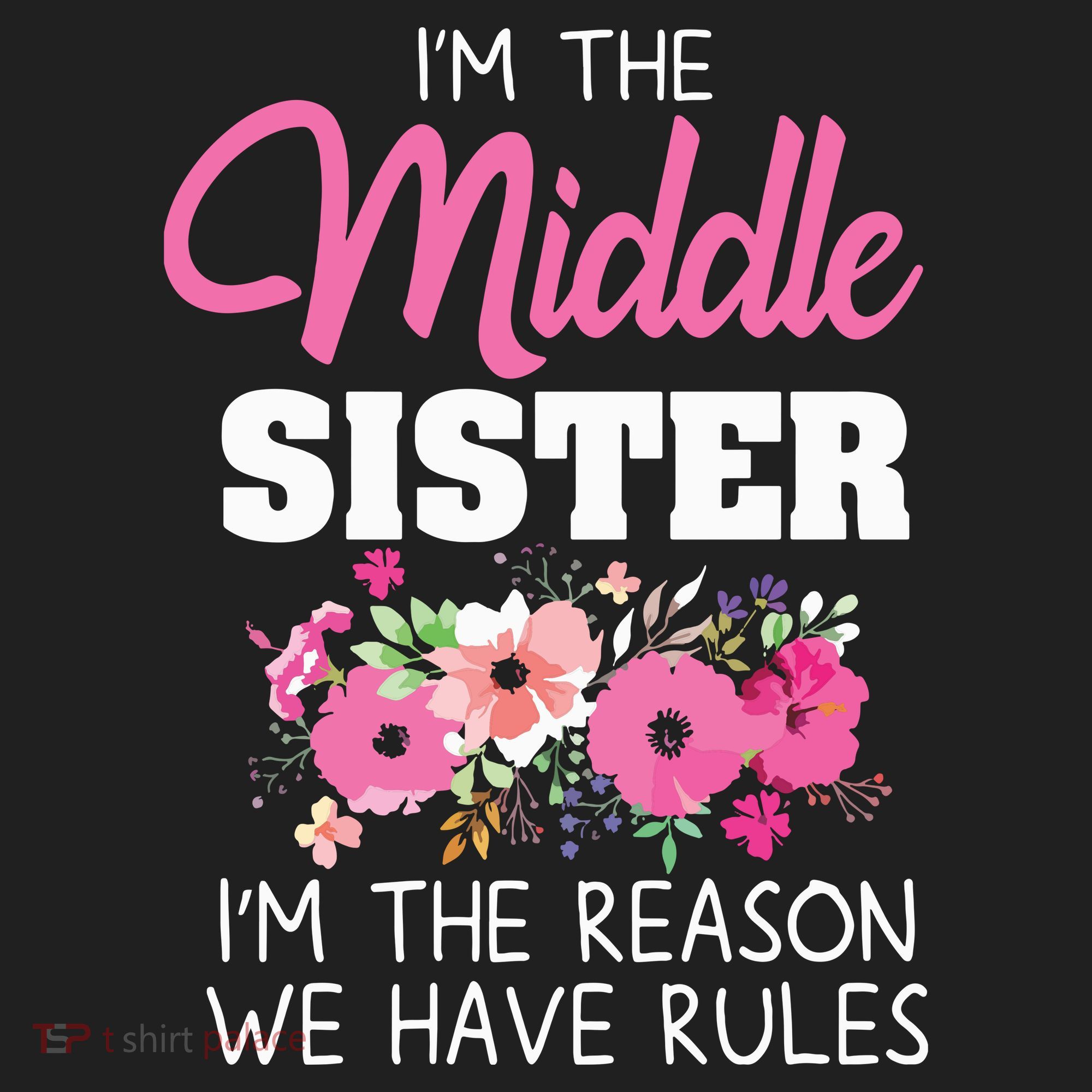 Middle Sister Shirts Im The Reason We Have Rules Matching Beanie