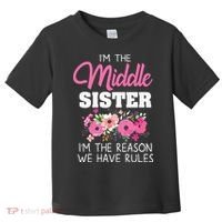 Middle Sister Shirts Im The Reason We Have Rules Matching Toddler T-Shirt thumb 0