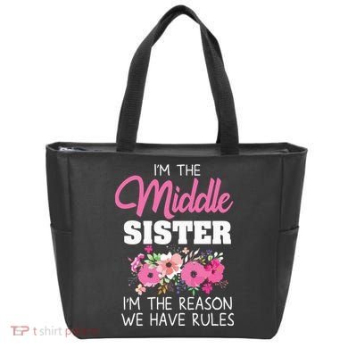 Middle Sister Shirts Im The Reason We Have Rules Matching Tote Bag
