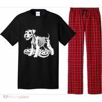 Miniature Schnauzer Skeleton Birthday Halloween Cute Gift Pajama Set thumb 0