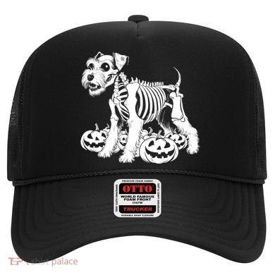 Miniature Schnauzer Skeleton Birthday Halloween Cute Gift Hat