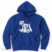 Miniature Schnauzer Skeleton Birthday Halloween Cute Gift Hoodie thumb 0
