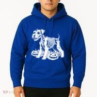 Miniature Schnauzer Skeleton Birthday Halloween Cute Gift Hoodie thumb 2