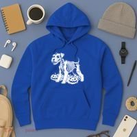 Miniature Schnauzer Skeleton Birthday Halloween Cute Gift Hoodie thumb 3