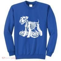 Miniature Schnauzer Skeleton Birthday Halloween Cute Gift Sweatshirt thumb 0
