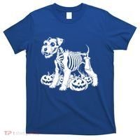 Miniature Schnauzer Skeleton Birthday Halloween Cute Gift T-Shirt thumb 0