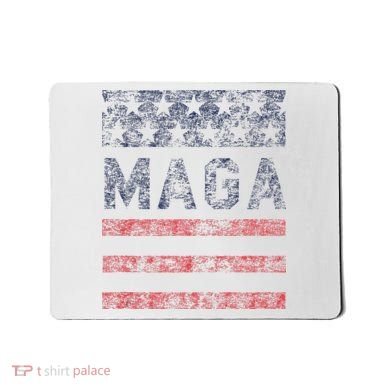 MAGA Stars & Stripes Retro Vintage Distressed Graphic Mousepad