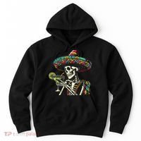 Mexican Skeleton Sombrero Cinco De Mayo Mexican Fiesta Party Hoodie thumb 0