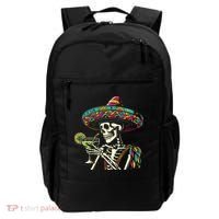 Mexican Skeleton Sombrero Cinco De Mayo Mexican Fiesta Party Backpack thumb 0