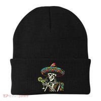 Mexican Skeleton Sombrero Cinco De Mayo Mexican Fiesta Party Beanie thumb 0