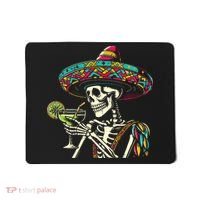 Mexican Skeleton Sombrero Cinco De Mayo Mexican Fiesta Party Mousepad thumb 0