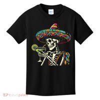 Mexican Skeleton Sombrero Cinco De Mayo Mexican Fiesta Party Kids T-Shirt thumb 0