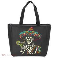 Mexican Skeleton Sombrero Cinco De Mayo Mexican Fiesta Party Tote Bag thumb 0